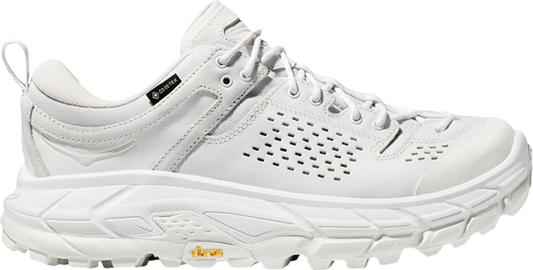נעלי סניקרס Tor Ultra Low GORE-TEX 'White Nimbus Cloud' של המותג הוקה בצבע לבן עשויות גורטקס GORE-TEX (חסין למים)