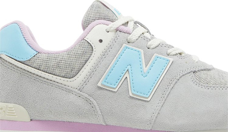 574 Big Kid Wide 'Brighton Grey Aqua'