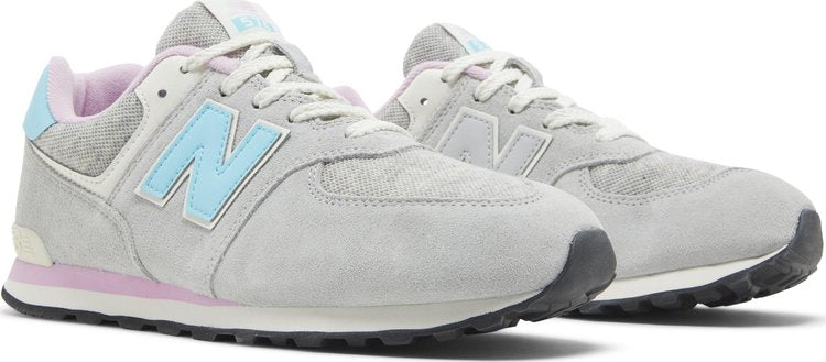 574 Big Kid Wide 'Brighton Grey Aqua'