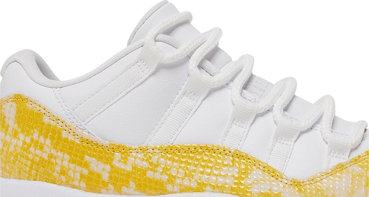 WMNS Air Jordan 11 Low 'Yellow Snakeskin'