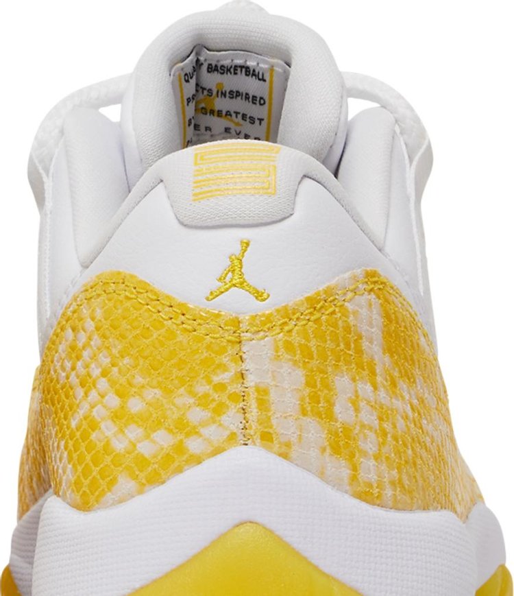 WMNS Air Jordan 11 Low 'Yellow Snakeskin'