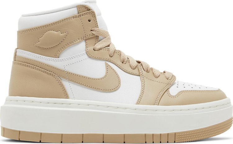 נעלי סניקרס Wmns Air Jordan 1 Elevate High 'Desert' של המותג נייקי בצבע קרם עשויות עוֹר