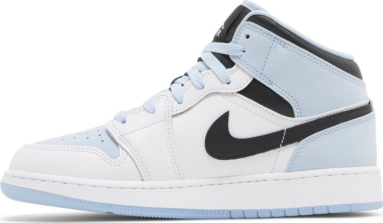 Air Jordan 1 Mid SE GS 'White Ice Blue'