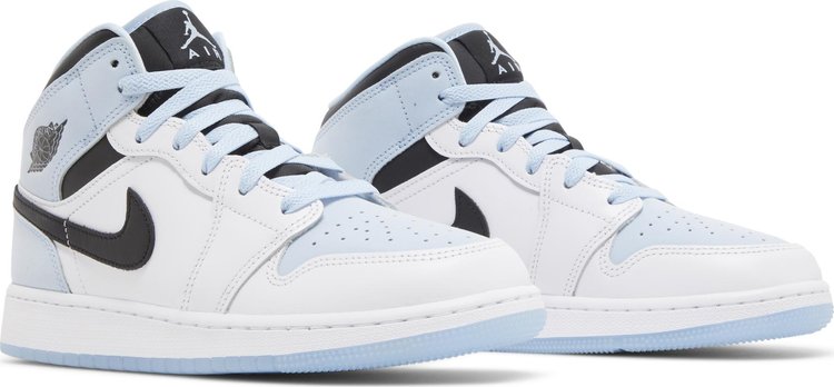 Air Jordan 1 Mid SE GS 'White Ice Blue'