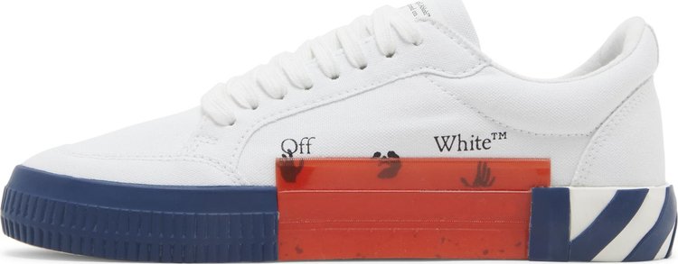 Off-White Vulc. "White Navy Blue"