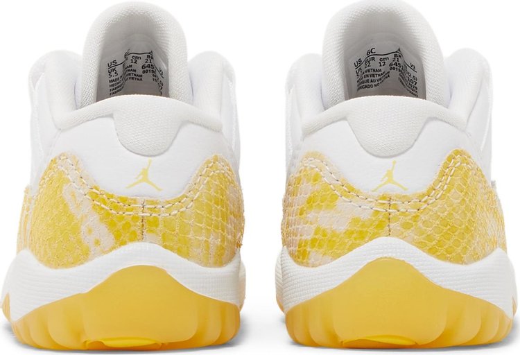 Air Jordan 11 Retro Low TD 'Yellow Snakeskin'