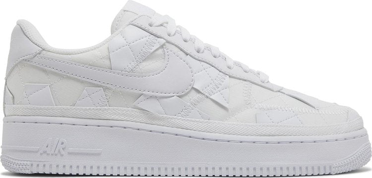 נעלי סניקרס Billie Eilish x Air Force 1 Low 'Triple White' של המותג נייקי בצבע לבן עשויות סינתטי