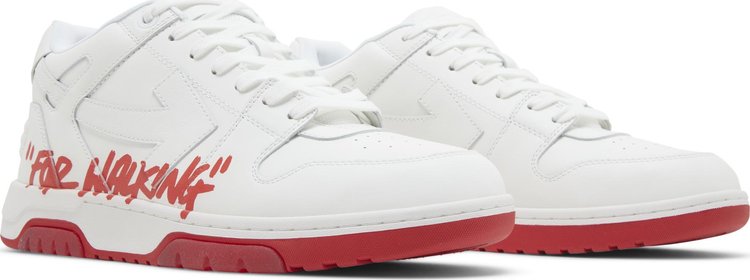 Off-White Out of Office Low 'For Walking - White Red' 2023