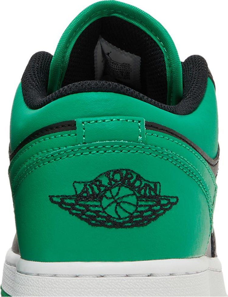 Air Jordan 1 Low GS 'Black Lucky Green'