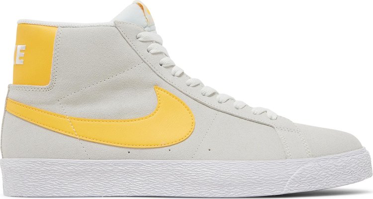 נעלי סניקרס Zoom Blazer Mid SB 'Laser Orange' של המותג נייקי בצבע קרם עשויות עור (זמש)