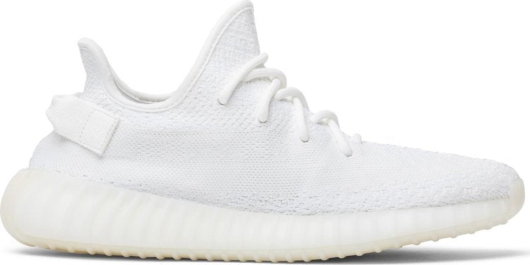 נעלי סניקרס Yeezy Boost 350 V2 'Cream White / Triple White' של המותג אדידס בצבע לבן עשויות ניילון פוליאסטר Primeknit