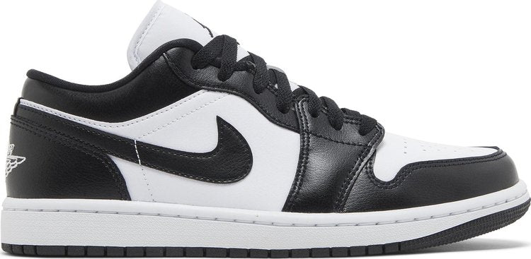 נעלי סניקרס Wmns Air Jordan 1 Low 'Panda' של המותג נייקי בצבע לבן עשויות עוֹר