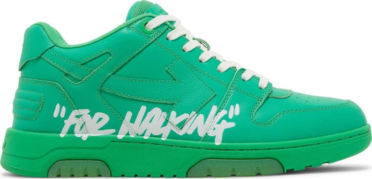 נעלי סניקרס Off-White Out of Office 'For Walking - Green' של המותג אוף וויט בצבע ירוק עשויות עוֹר