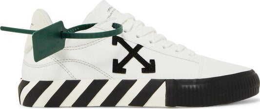 נעלי סניקרס Off-White Wmns Vulc Sneaker 'White Black' של המותג אוף וויט בצבע לבן עשויות בַּד