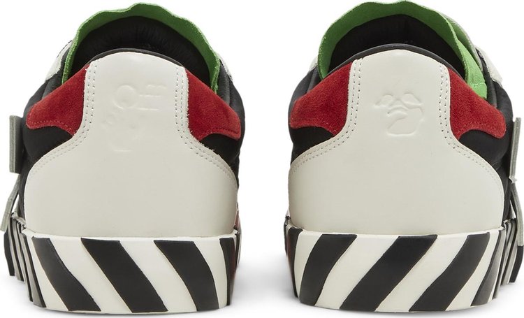 Off-White Floating Arrow Low Vulc Leather 'White Black Green'
