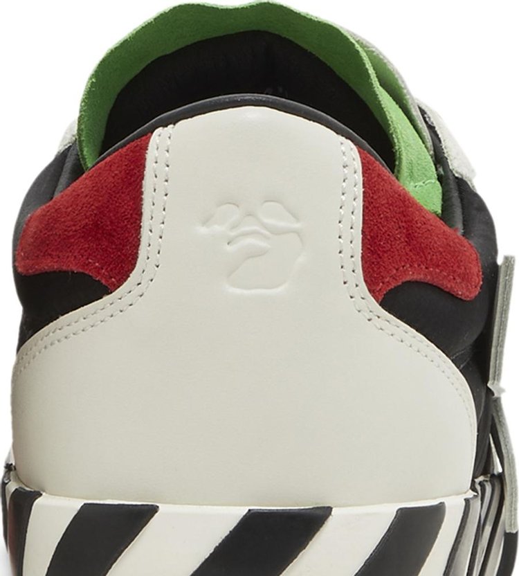Off-White Floating Arrow Low Vulc Leather 'White Black Green'