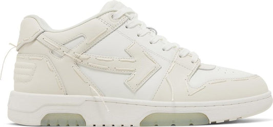 נעלי סניקרס Off-White Out of Office 'Sartorial Stitch - White' של המותג אוף וויט בצבע לבן עשויות עוֹר