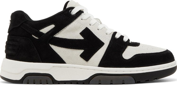 נעלי סניקרס Off-White Out of Office 'Black White Suede' של המותג אוף וויט בצבע לבן עשויות עור (זמש)