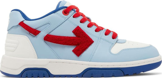 נעלי סניקרס Off-White Out of Office 'College - Light Blue Red' של המותג אוף וויט בצבע כְּחוֹל עשויות עוֹר