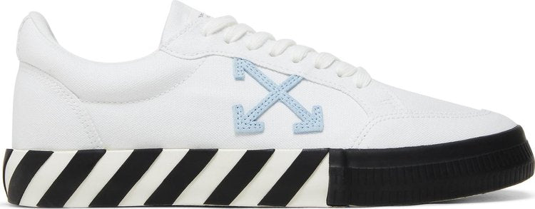 נעלי סניקרס Off-White Vulc Sneaker 'White Black Light Blue' 2023 של המותג אוף וויט בצבע לבן עשויות בַּד