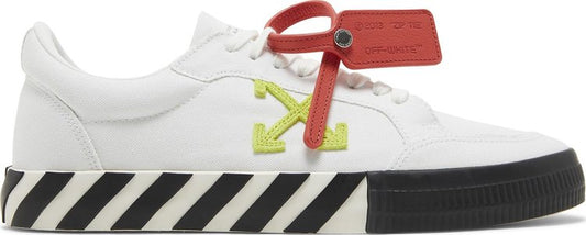 נעלי סניקרס Off-White Vulc Sneaker 'White Yellow' של המותג אוף וויט בצבע לבן עשויות בַּד