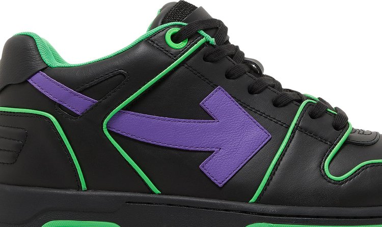 Off-White Out of Office Outlined-Purple Fluo Green