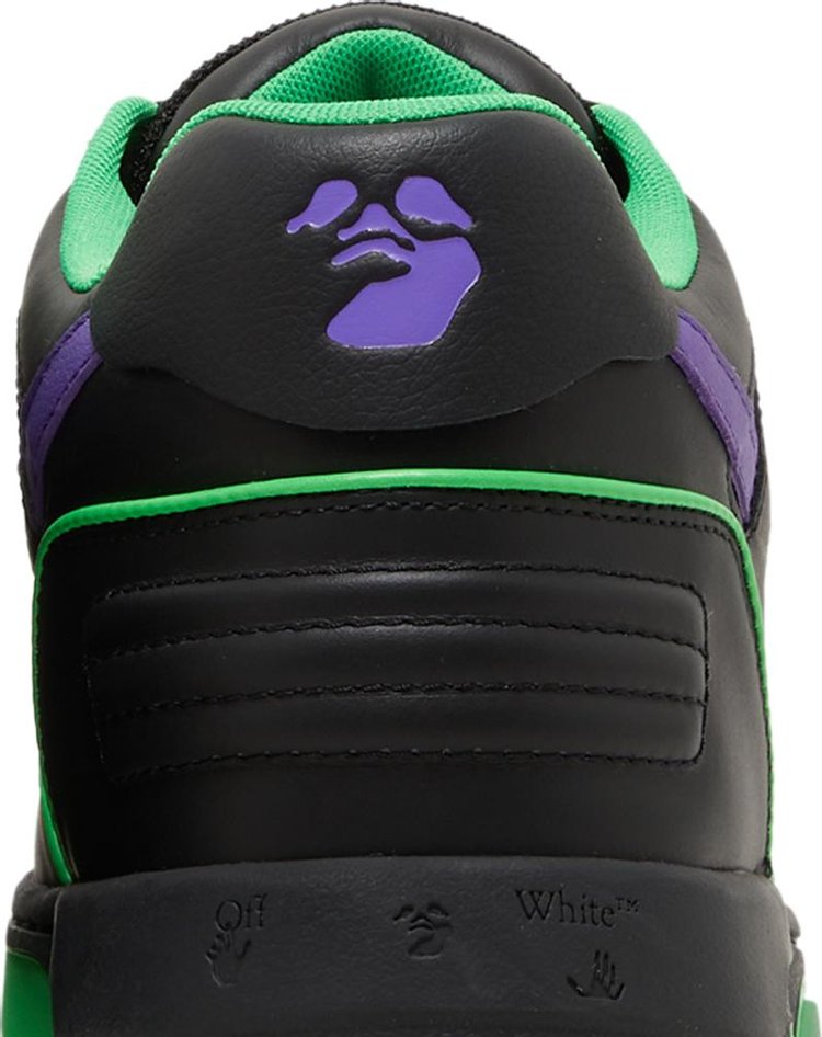 Off-White Out of Office Outlined-Purple Fluo Green