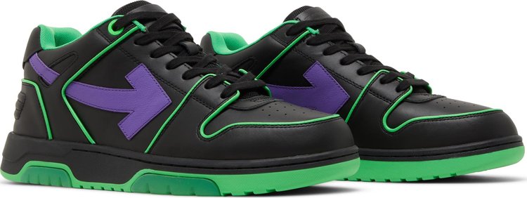 Off-White Out of Office Outlined-Purple Fluo Green