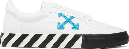 נעלי סניקרס Off-White Vulc Sneaker 'White Blue' 2023 של המותג אוף וויט בצבע לבן עשויות בַּד