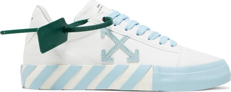 נעלי סניקרס Off-White Wmns Vulc Sneaker 'White Light Blue' של המותג אוף וויט בצבע לבן עשויות בַּד