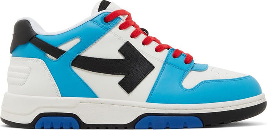 נעלי סניקרס Off-White Out of Office 'White Blue Red' של המותג אוף וויט בצבע לבן עשויות עוֹר