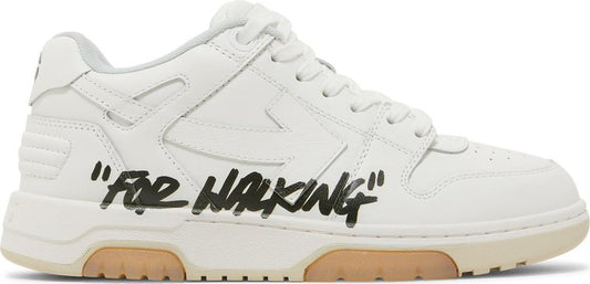 נעלי סניקרס Off-White Wmns Out of Office 'White Black Gum' של המותג אוף וויט בצבע לבן עשויות עוֹר