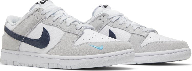 Dunk Low 'Mini Swoosh - Football Grey Midnight Navy'