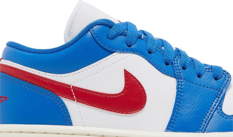 Wmns Air Jordan 1 Low 'Sport Blue Gym Red'