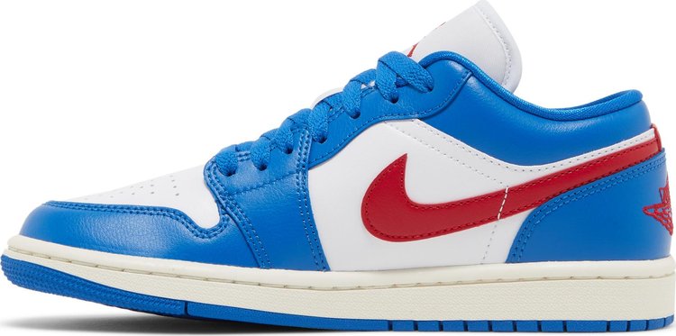 Wmns Air Jordan 1 Low 'Sport Blue Gym Red'