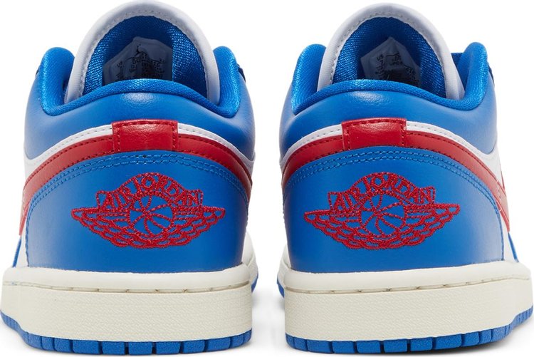 Wmns Air Jordan 1 Low 'Sport Blue Gym Red'