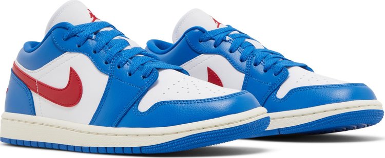 Wmns Air Jordan 1 Low 'Sport Blue Gym Red'