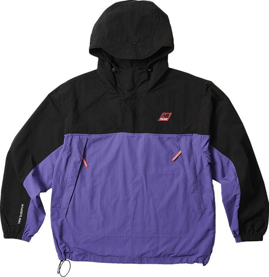 נעלי סניקרס Palace x New Balance Pop Over Shell Jacket 'Black/Purple' של המותג Palace בצבע שָׁחוֹר עשויות 