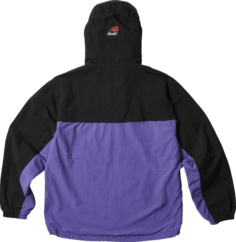 Palace x New Balance Pop Over Shell Jacket 'Black/Purple'