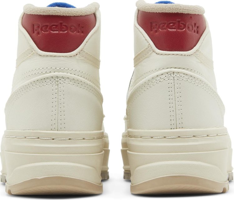 Wmns Club C Geo Mid 'Chalk Flash Red'