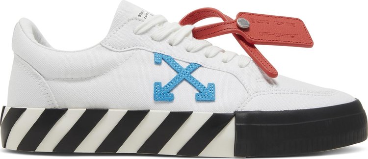 נעלי סניקרס Off-White Wmns Vulc Sneaker 'White Blue' של המותג אוף וויט בצבע לבן עשויות בַּד