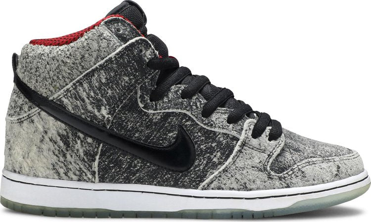 נעלי סניקרס Dunk High Premium SB 'Salt Stain' של המותג נייקי בצבע שָׁחוֹר עשויות 