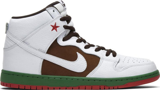 נעלי סניקרס Dunk High SB 'Cali' של המותג נייקי בצבע לבן עשויות 