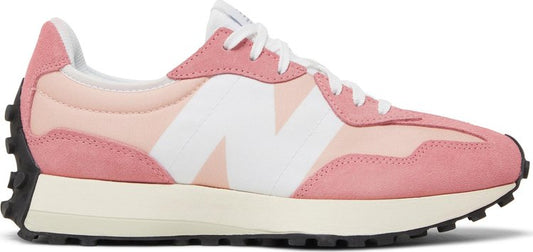 נעלי סניקרס Wmns 327 'Natural Pink' של המותג ניו באלאנס בצבע וָרוֹד עשויות עור (זמש)