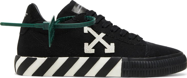 נעלי סניקרס Off-White Wmns Vulc Sneaker 'Black White' 2022 של המותג אוף וויט בצבע שָׁחוֹר עשויות בַּד
