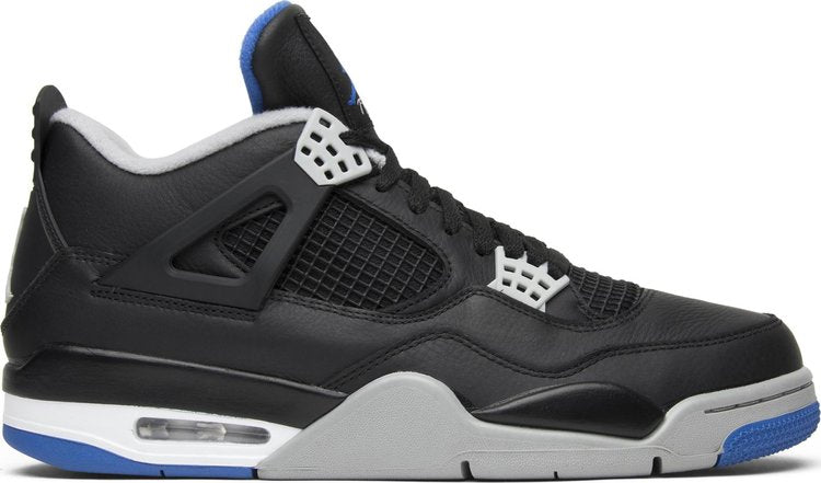 נעלי סניקרס Air Jordan 4 Retro 'Motorsports Alternate' של המותג נייקי בצבע שָׁחוֹר עשויות 