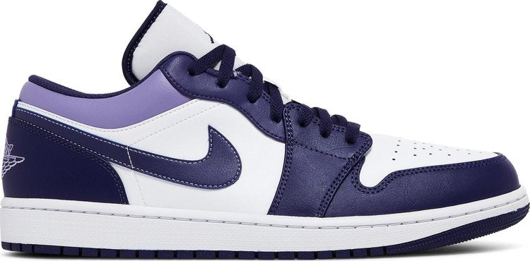 נעלי סניקרס Air Jordan 1 Low 'Sky J Purple' של המותג נייקי בצבע סָגוֹל עשויות עוֹר