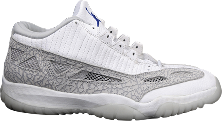 נעלי סניקרס Air Jordan 11 OG Low IE 'Cobalt' 1996 של המותג נייקי בצבע לבן עשויות 