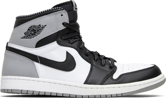 נעלי סניקרס Air Jordan 1 Retro High OG 'Barons' של המותג נייקי בצבע לבן עשויות עוֹר