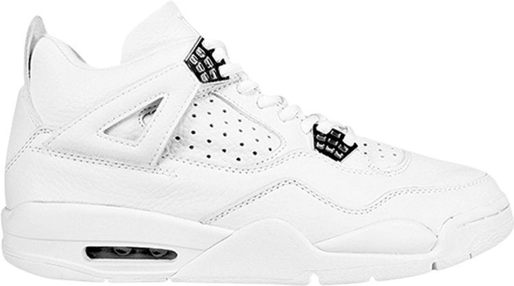 נעלי סניקרס Air Jordan 4 Retro+ 'Bling' 2000 של המותג נייקי בצבע לבן עשויות 